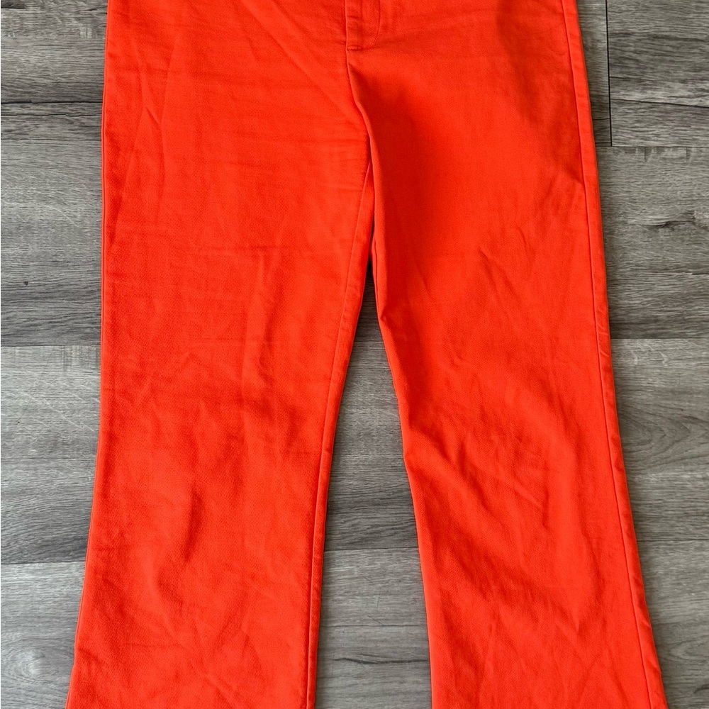 Zara Vibrant Orange Flared Pants Zara size 30#34